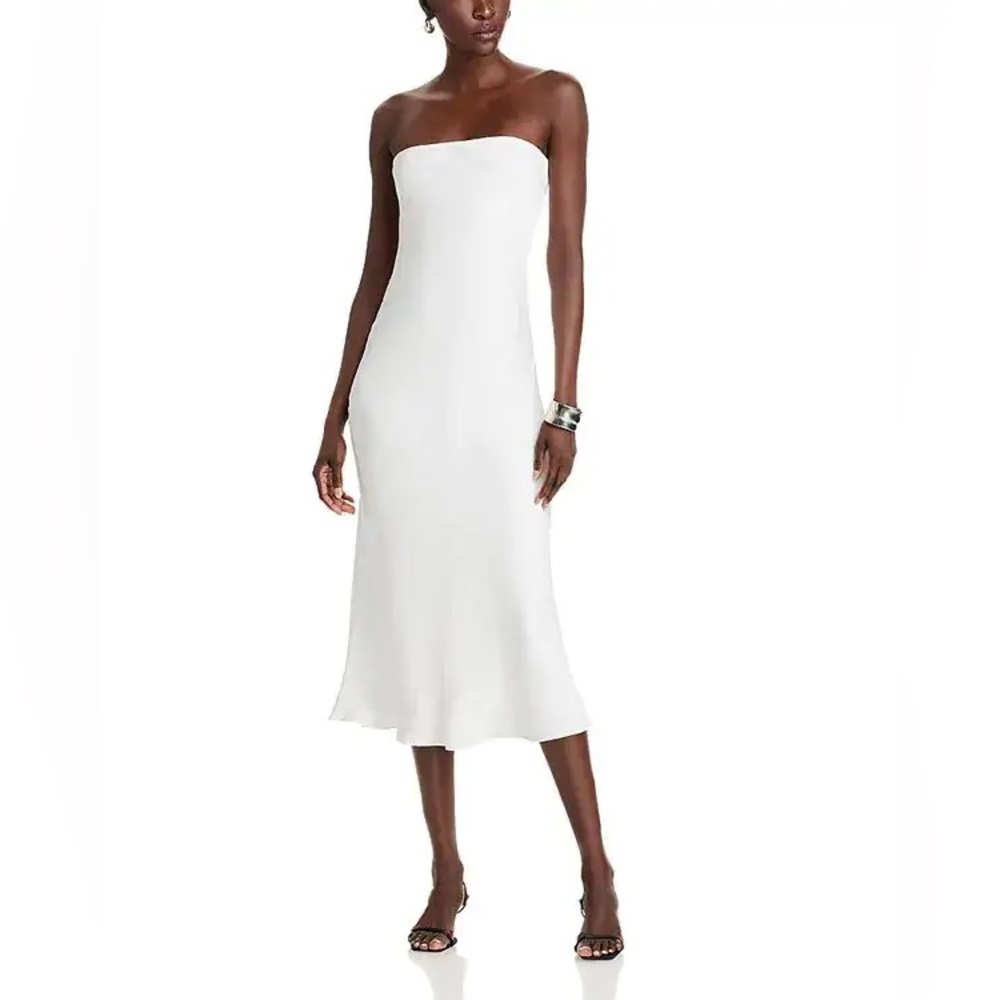 Ramy Brook Strapless Ivory Dress